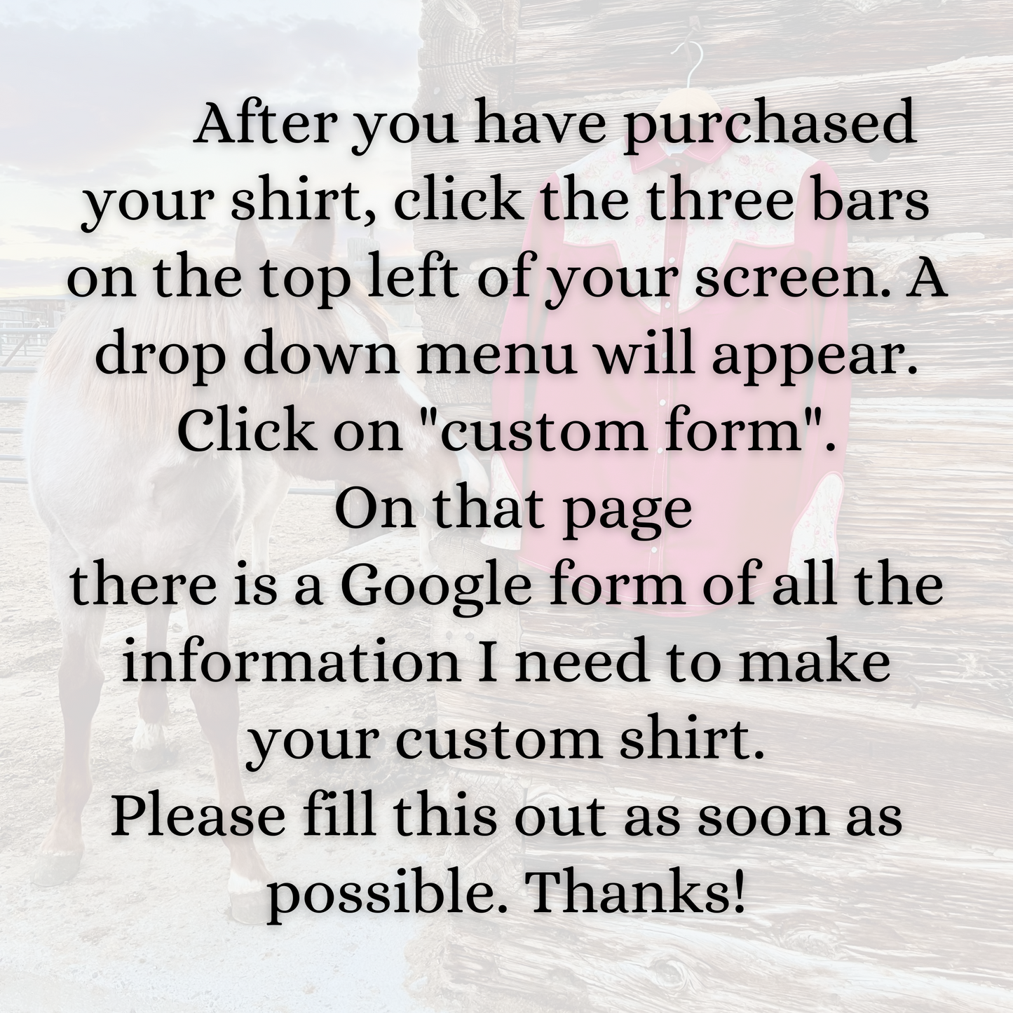 Custom short sleeve shirt