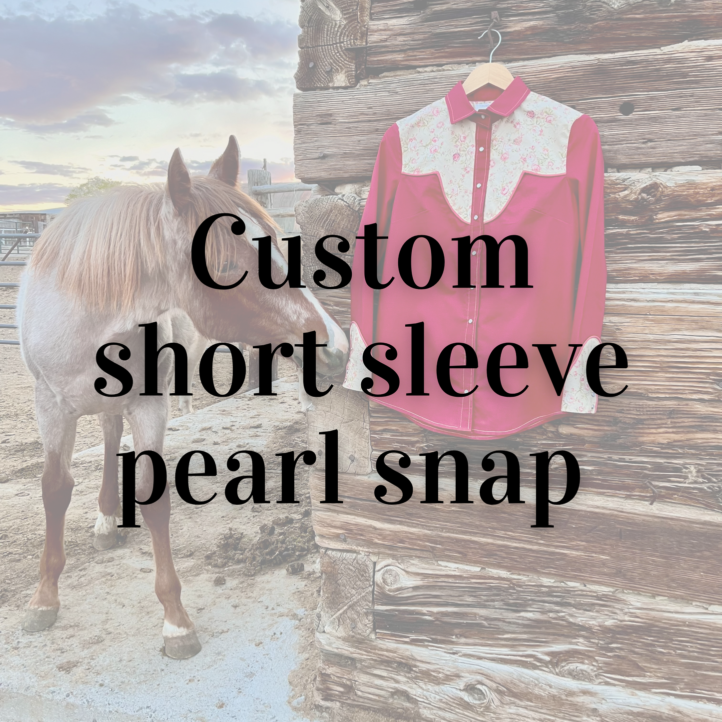 Custom short sleeve shirt