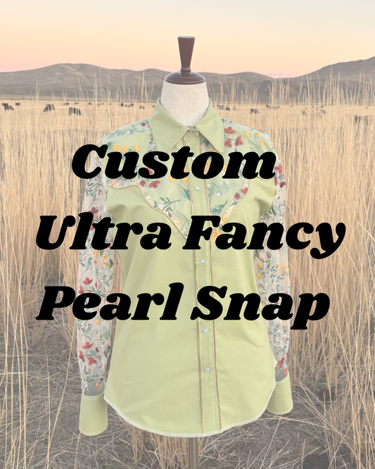 Custom Ultra Fancy Pearl Snap