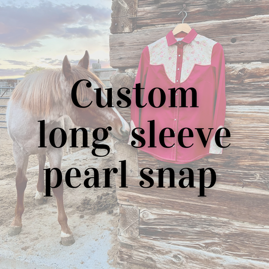 Custom long sleeve shirt