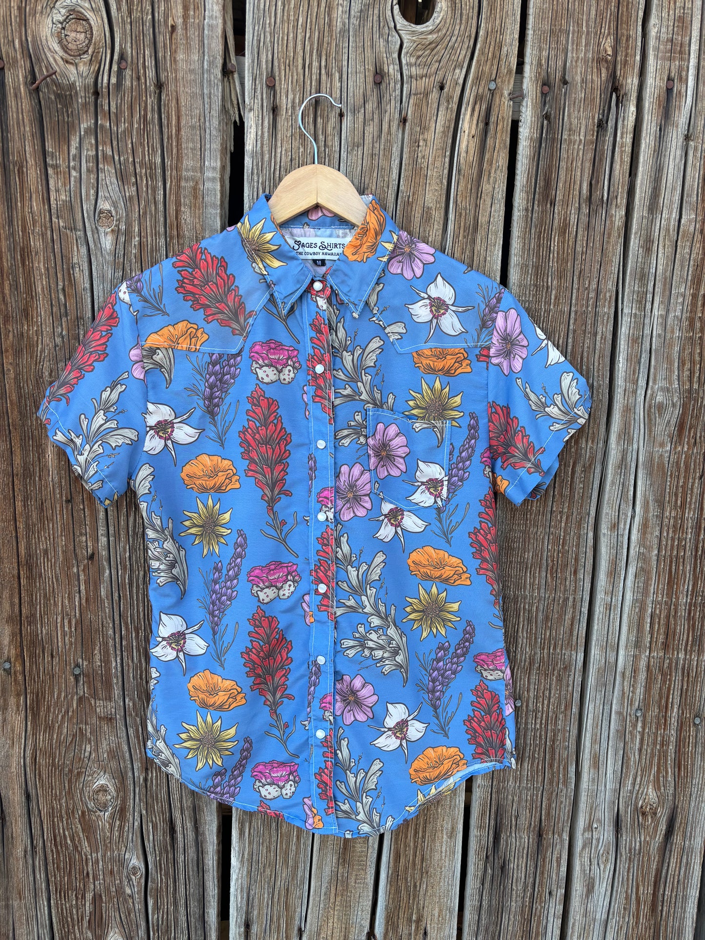 Cowboy Hawaiian- Dark Blue