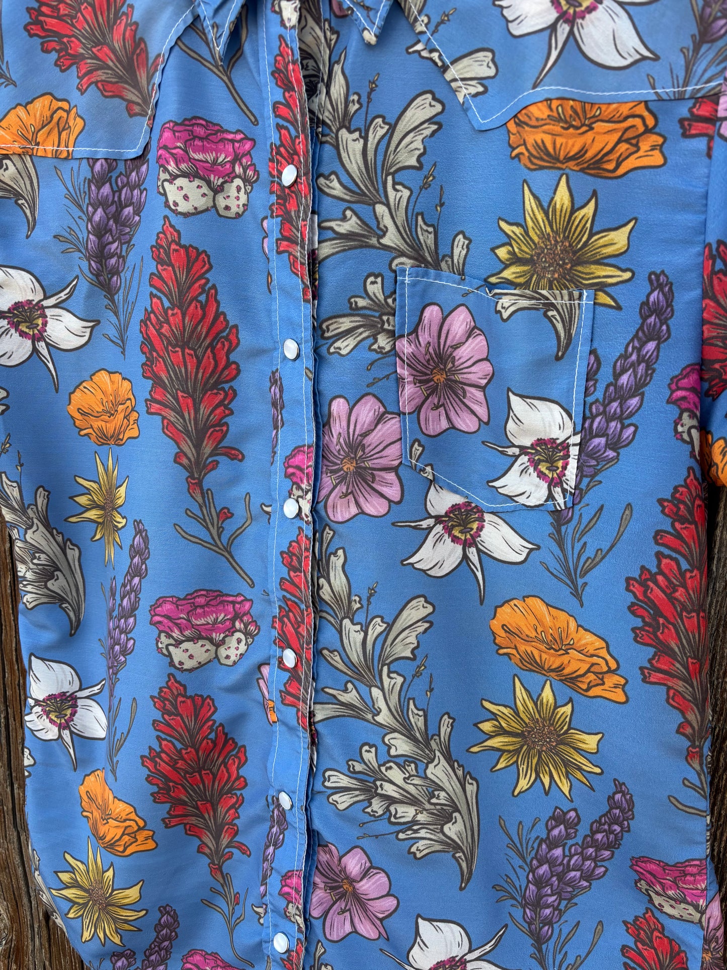 Cowboy Hawaiian- Dark Blue