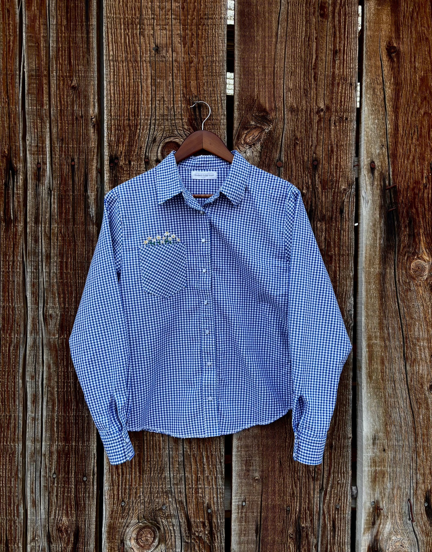 Custom Embroidered Pocket Pearl Snap ￼