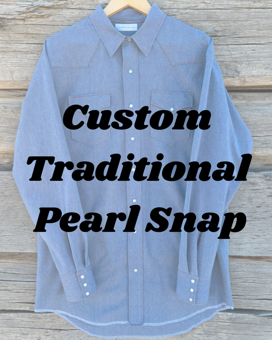 Custom Traditional Pearl Snap ￼