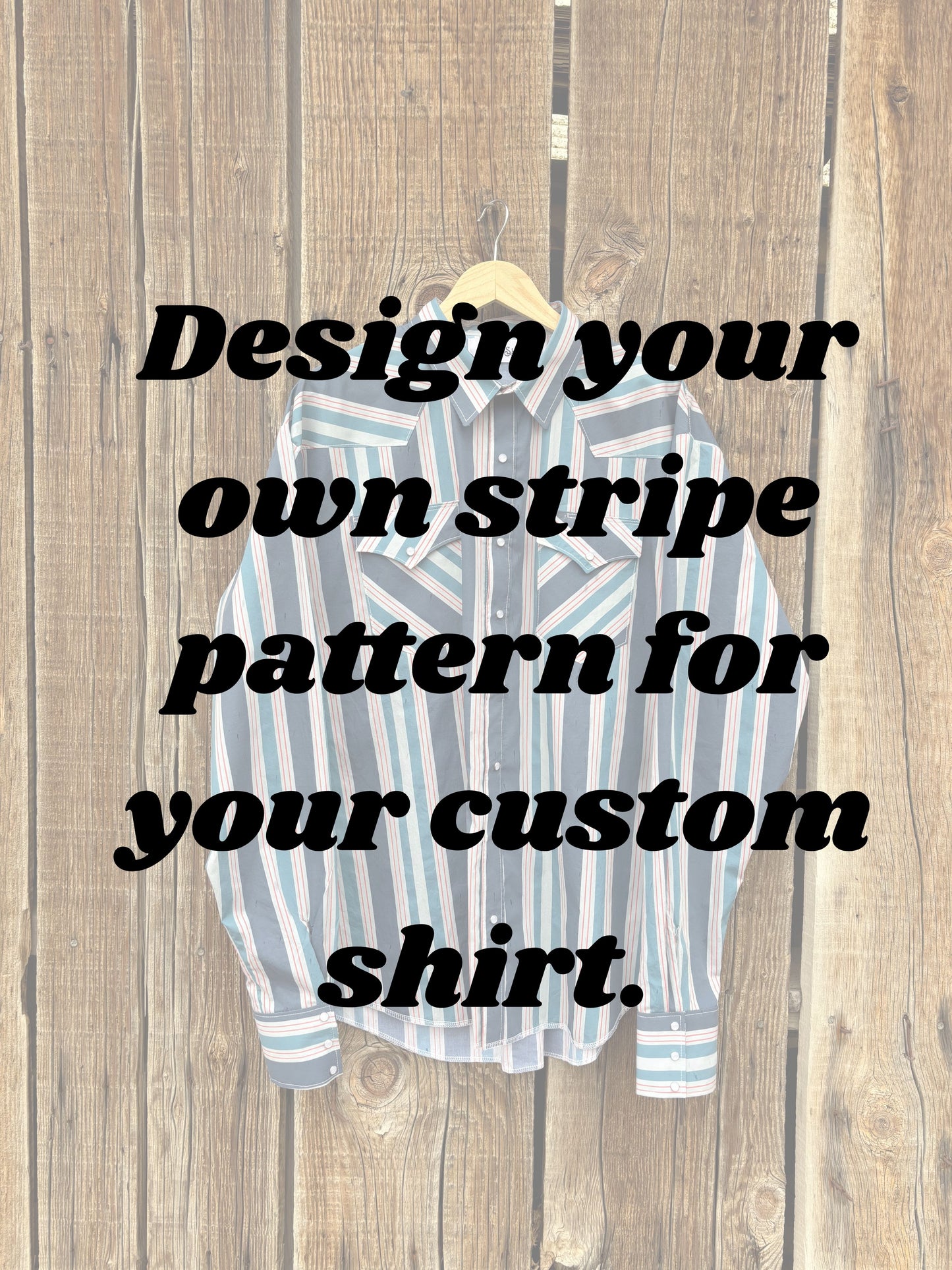 Custom Stripe Pearl Snap
